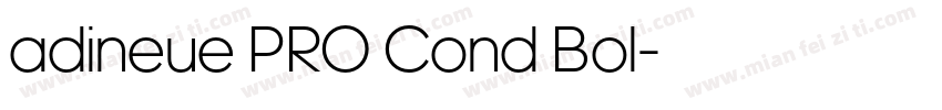 adineue PRO Cond Bol字体转换